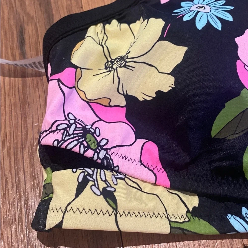 2pcs Swim Bikini Set Victoria's Secret Floral Retro Ultimate Gym Pinup PINK XL/L